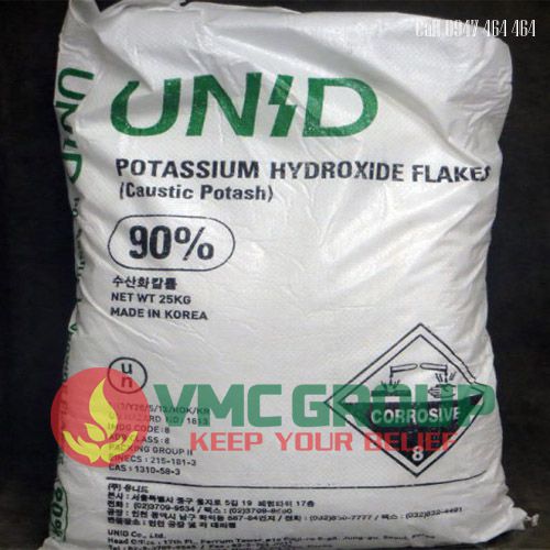 ban POTASSIUM HYDROXIDE KOH bao 25kg